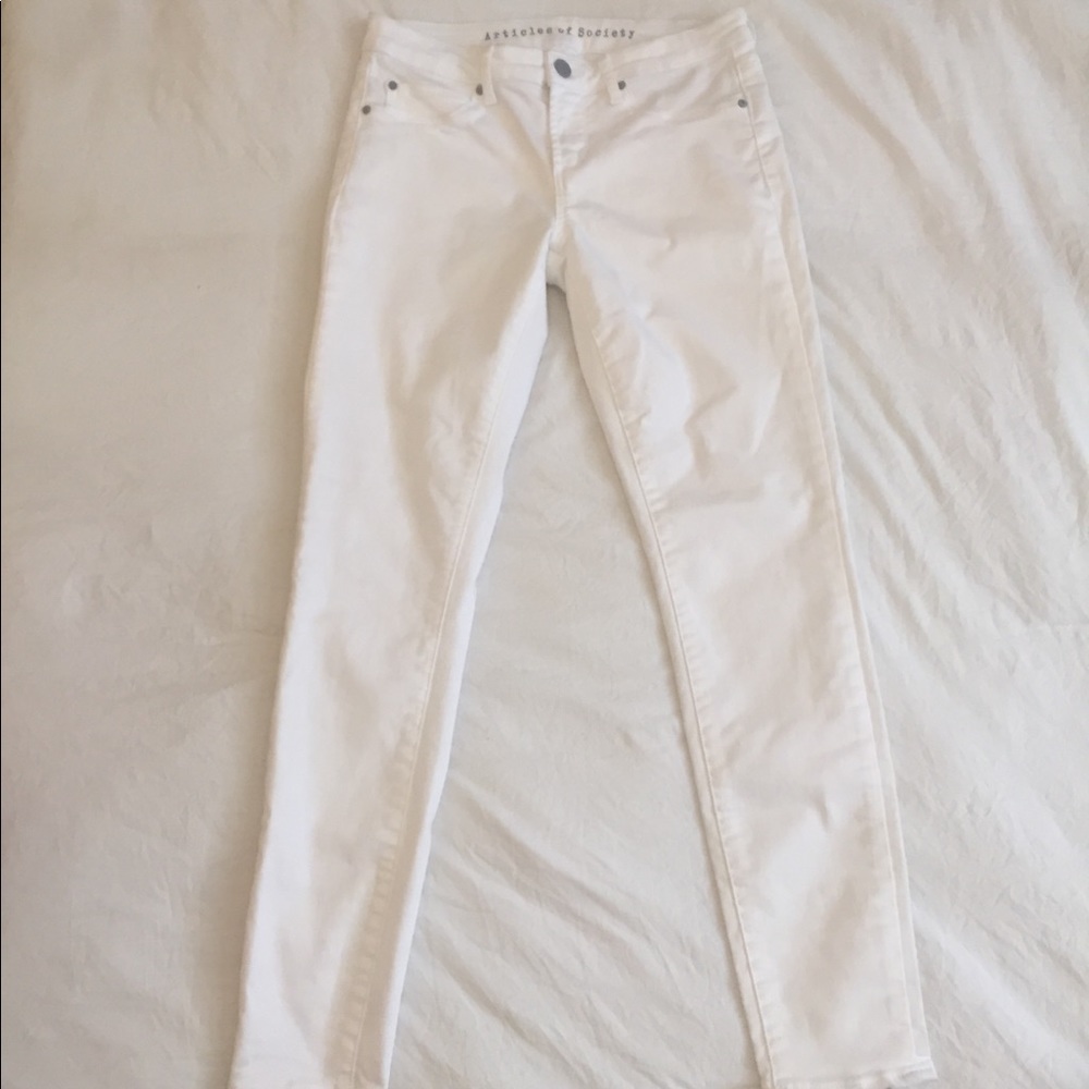 White jeans